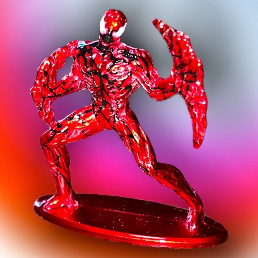 Marvel Nano Metal Figure Carnage Loose Diecast Figure 2 X 1.5